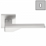 Дверная ручка Colombo Design DEA FF21R хром матовый в комплекте с накладками под ключ для межкомнатных дверей