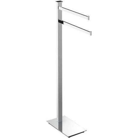 Стойка COLOMBO DESIGN UNITS B9103 напольная с 2 полотенцедержателями цвет хром