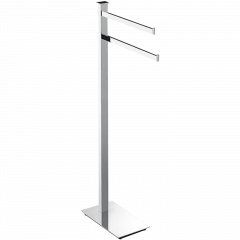 Стойка COLOMBO DESIGN UNITS B9103 напольная с 2 полотенцедержателями цвет хром