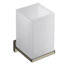 Стакан COLOMBO DESIGN LOOK B1602.HPS1 настенный цвет нержавеющая сталь