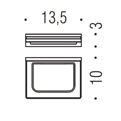 Мыльница COLOMBO DESIGN LOOK B1601.OM настенная цвет золото матовое