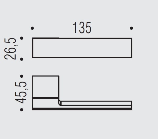 Дверная ручка Colombo Design 963 ML11RSB графит/графит матовый