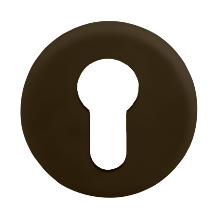 Накладка под цилиндр Colombo Design Rosetta CD63 GB бронза коричневая