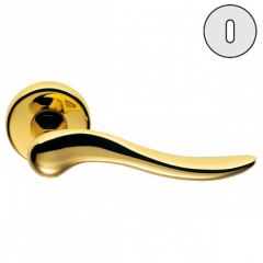 Дверная ручка Colombo Design PETER ID11R золото в комплекте с накладками под ключ для межкомнатных дверей