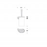 Ершик COLOMBO DESIGN LINK B2407DX настенный цвет хром