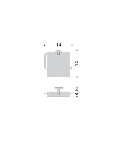 Держатель туалетной бумаги COLOMBO DESIGN NORDIC B5291 с крышкой