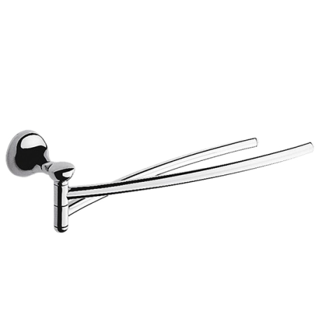 Полотенцедержатель COLOMBO DESIGN MELO B1212 двойной цвет хром