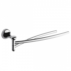 Полотенцедержатель COLOMBO DESIGN MELO B1212 двойной цвет хром