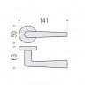 Дверная ручка Colombo Design ROBOTRE CD91RSB золото матовое