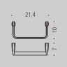 Полотенцедержатель COLOMBO DESIGN TRENTA B3031 кольцо цвет хром