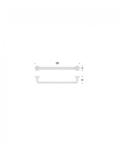 Полотенцедержатель COLOMBO DESIGN NORDIC B5209 широкий