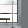 Стойка COLOMBO DESIGN ISOLE B9412N напольная с 2 полотенцедержателями с 2 крючками цвет хром
