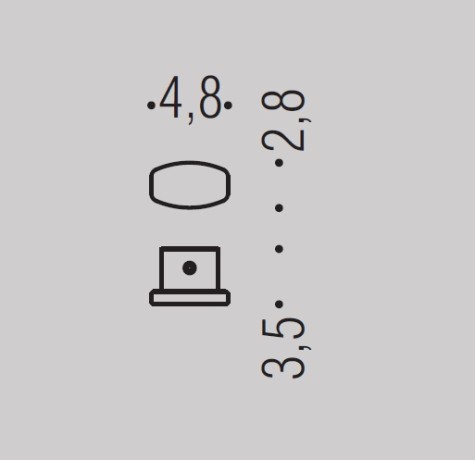 Крючок COLOMBO DESIGN TRENTA PT27 одинарный цвет хром