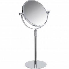 Косметическое зеркало COLOMBO DESIGN SPECCHI INGRANDITORI B9752 настольное увеличение 3 раза регулируемое по высоте цвет хром