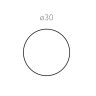 Плейсмат COLOMBO DESIGN ADJ 005.01/03 настольный двухсторонний цвет черный/серый