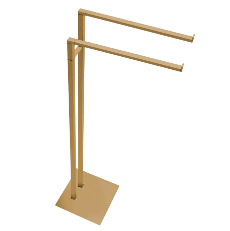 Стойка COLOMBO DESIGN MINI Q B5038.OM с полотенцедержателем двойным цвет золото матовое