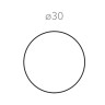 Плейсмат COLOMBO DESIGN ADJ 0005.09/30 настольный двухсторонний цвет коньяк/бордо