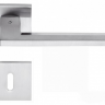 Дверная ручка Colombo Design ELECTRA MS11R хром матовый в комплекте с накладками под ключ для межкомнатных дверей