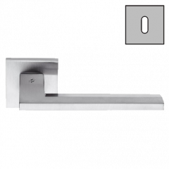 Дверная ручка Colombo Design ELECTRA MS11R хром матовый в комплекте с накладками под ключ для межкомнатных дверей