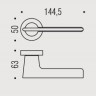 Дверная ручка Colombo Design Alato JP11RSB хром