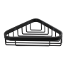 Полочка корзинка COLOMBO DESIGN BASIC B2732.NM угловая цвет черный матовый