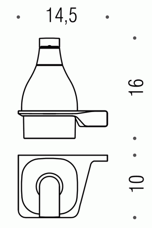 Дозатор COLOMBO DESIGN ALIZE B9330SX настенный цвет хром