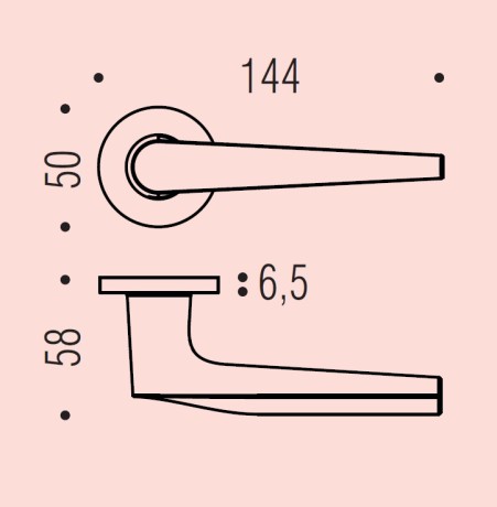 Дверная ручка Colombo Design PEAK PJ11RSB черный матовый