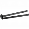 Полотенцедержатель COLOMBO DESIGN TRENTA B3012.NM двойной цвет черный матовый