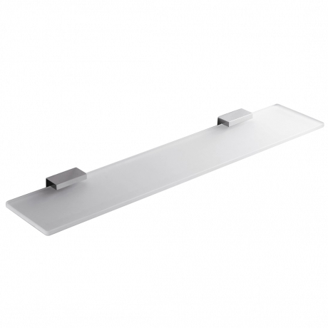 Полочка COLOMBO DESIGN LOOK B1616 стеклянная цвет хром