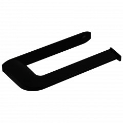 Держатель туалетной бумаги COLOMBO DESIGN TRENTA B3008.NM без крышки оборачиваемый цвет черный матовый