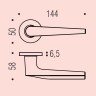 Дверная ручка Colombo Design PEAK PJ11RSB золото матовое