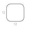 Костер COLOMBO DESIGN ADJ 008.09/30 настольный двухсторонний цвет коньяк/бордо