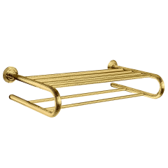 Полотенцедержатель COLOMBO DESIGN HERMITAGE B3387.HPS Полка двойная цвет золото