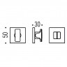 Фиксатор сантехнический Colombo Design Rosetta MM29 BZG графит
