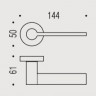 Дверная ручка Colombo Design TOOL MD11RSB хром