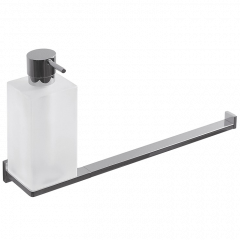 Полотенцедержатель с дозатором COLOMBO DESIGN LOOK B1674 настенный цвет хром