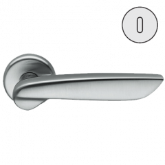 Дверная ручка Colombo Design DAYTONA PF11R хром матовый в комплекте с накладками под ключ для межкомнатных дверей