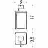 Дозатор COLOMBO DESIGN OVER B9329 настольный цвет нержавеющая сталь