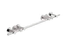 Полотенцедержатель COLOMBO DESIGN PLUS W4910R широкий с регулируемыми опорами цвет хром