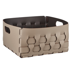 Корзинка COLOMBO DESIGN ADJ 2045.04/06 настольная напольная цвет капучино/шоколад