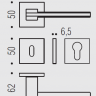 Дверная ручка Colombo Design ELECTRA MS11RSB хром