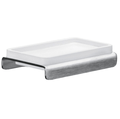 Мыльница COLOMBO DESIGN OVER B7040 настольная цвет нержавеющая сталь