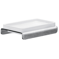 Мыльница COLOMBO DESIGN OVER B7040 настольная цвет нержавеющая сталь