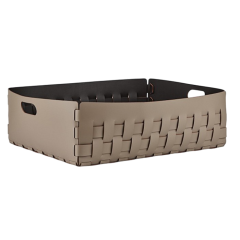 Корзинка COLOMBO DESIGN ADJ 1049.04/06 настольная напольная цвет капучино/шоколад