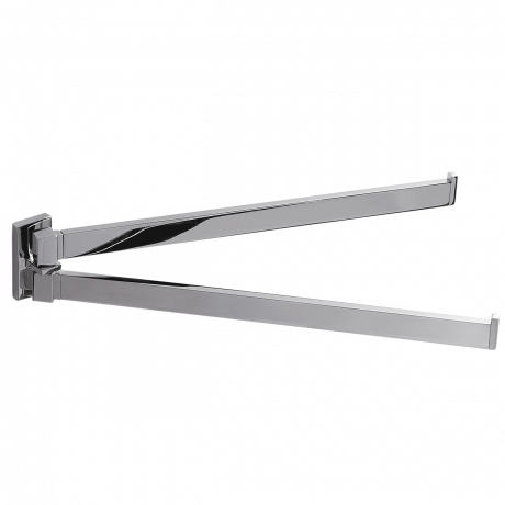 Полотенцедержатель COLOMBO DESIGN LOOK B1612 двойной цвет хром