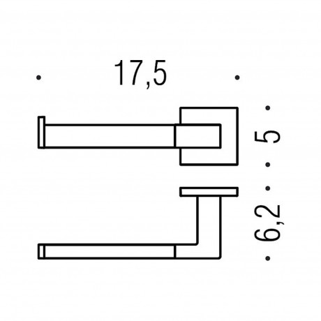 Держатель туалетной бумаги COLOMBO DESIGN BASICQ B3708DX без крышки Правый цвет хром