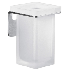 Стакан COLOMBO DESIGN OVER B7002 настенный цвет нержавеющая сталь