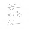 Дверная ручка Colombo Design PETER ID11RSB золото