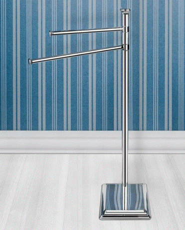 Стойка COLOMBO DESIGN PORTOFINO B3238 с полотенцедержателем цвет хром