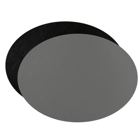 Плейсмат COLOMBO DESIGN ADJ 001.01/03 настольный двухсторонний цвет черный/серый